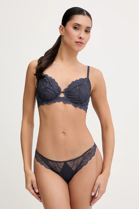 Calvin Klein Underwear stringi 000QF8093E granatowy AW25