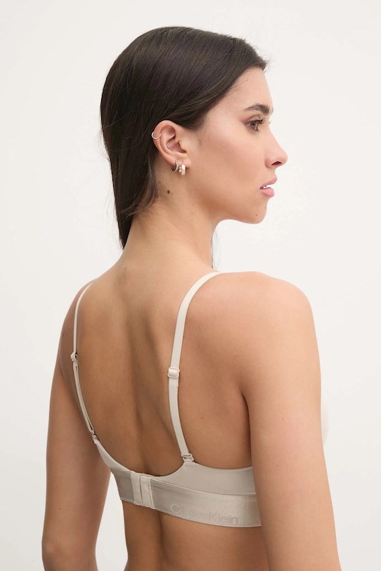 Grudnjak Calvin Klein Underwear 000QF7994E bež AW24