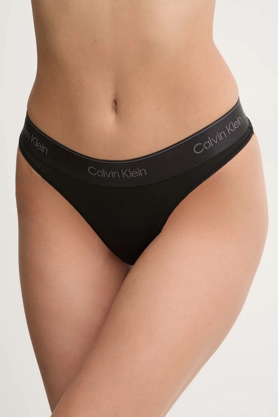 Одяг Комплект з бюстгальтера і стрингів Calvin Klein Underwear 000QF8000E чорний