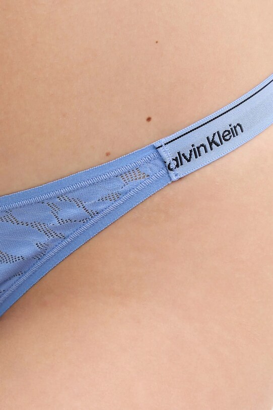 Odzież Calvin Klein Underwear stringi 000QD5154E niebieski