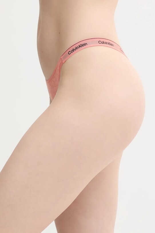 Calvin Klein Underwear stringi 000QD5154E pomarańczowy SS25