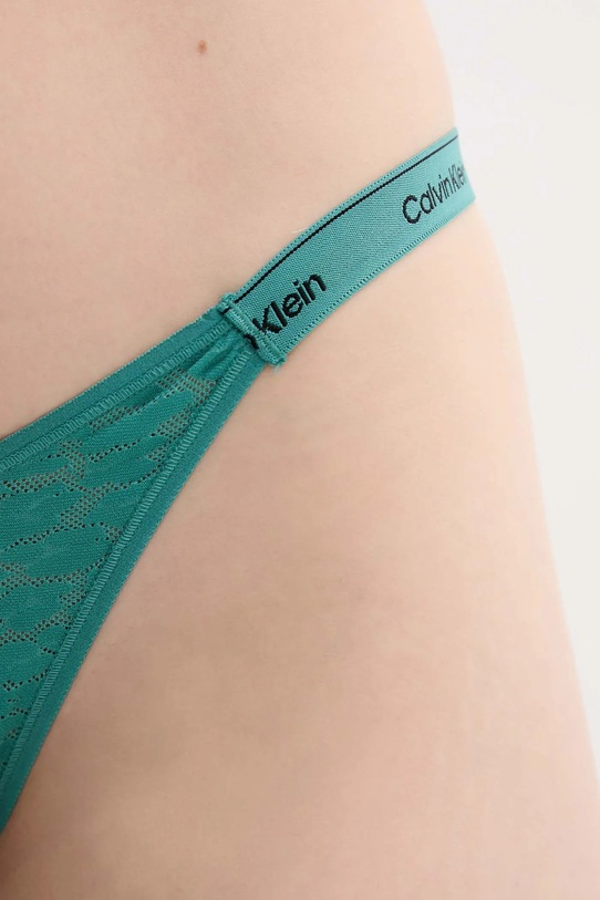 Oblečenie Tangá Calvin Klein Underwear 000QD5154E tyrkysová