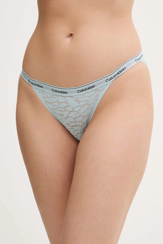 Calvin Klein Underwear chiloti turcoaz 000QD5213E