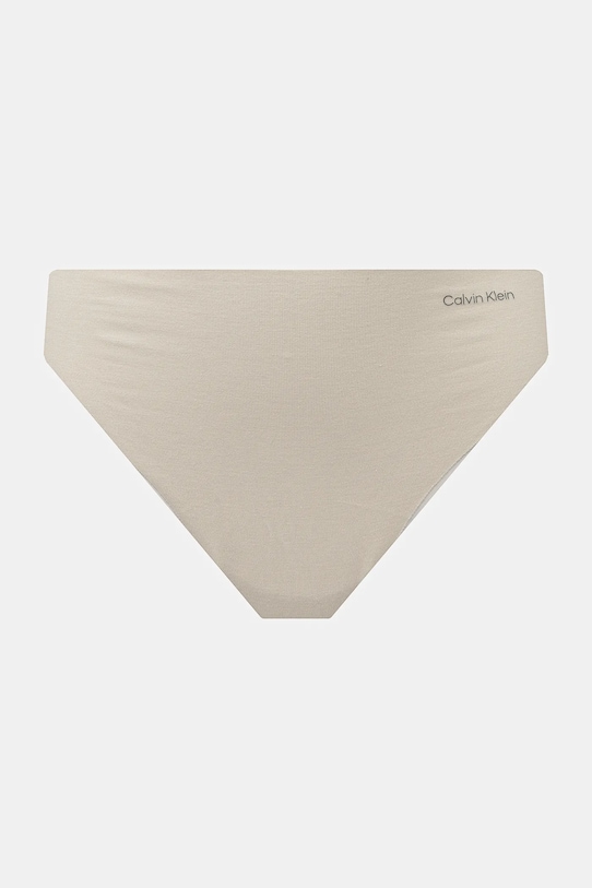 Calvin Klein Underwear stringi 3-pack 000QD5219E beżowy AW24