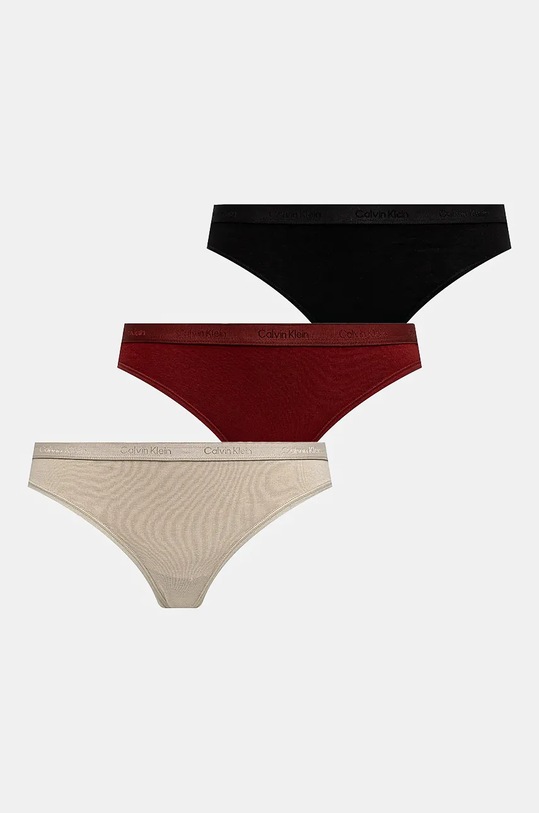 Calvin Klein Underwear figi 3-pack dzianina czarny 000QD5243E