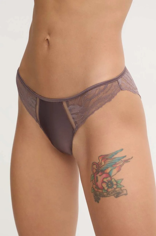 Gaćice Calvin Klein Underwear polutange smeđa 000QF7919E