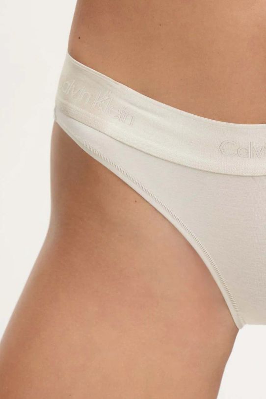 Odzież Calvin Klein Underwear figi 000QF7999E beżowy