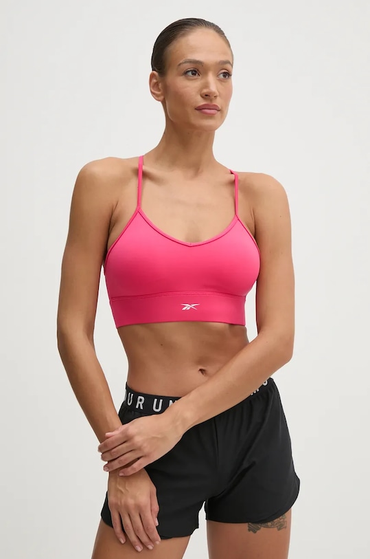 Športová podprsenka Reebok ID Train ružová 100205298