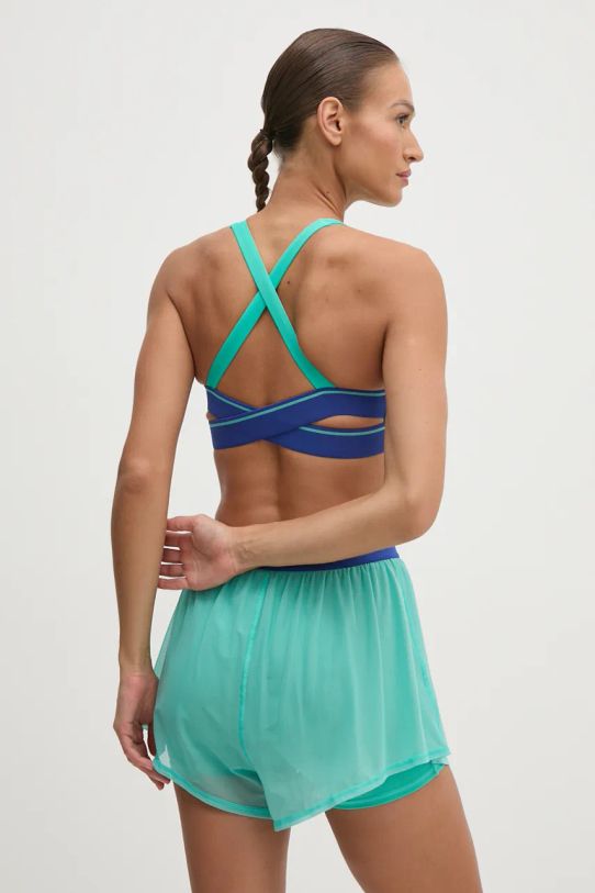 Odzież Reebok biustonosz sportowy Team 100205710 turkusowy
