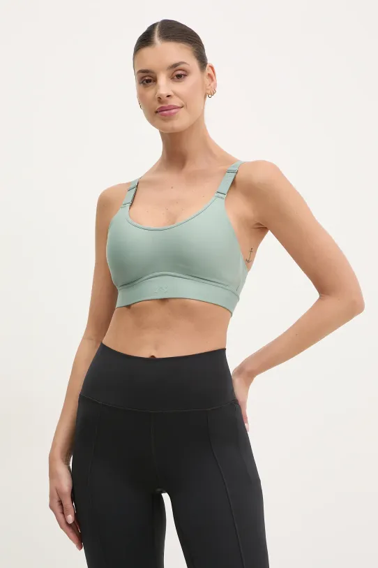 Under Armour reggiseno sportivo Infinity leggermente imbottita verde 1384123