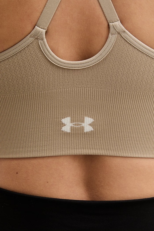 Under Armour biustonosz sportowy Vanish Seamless 1384417 beżowy