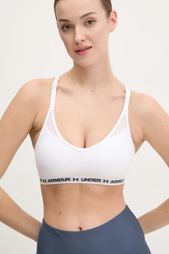 Športová podprsenka Under Armour Crossback bez kostíc biela 1386424