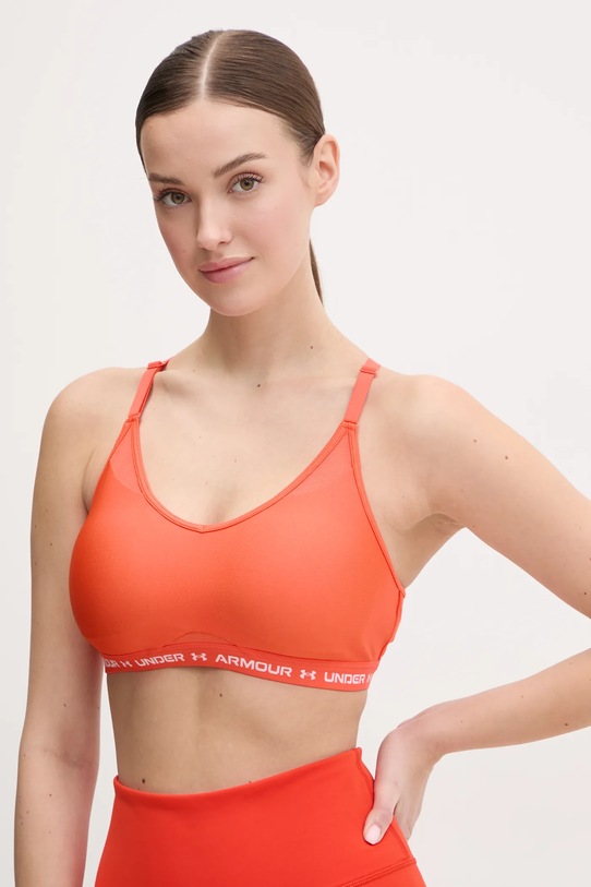 Športni modrček Under Armour Crossback Trening oranžna 1386424