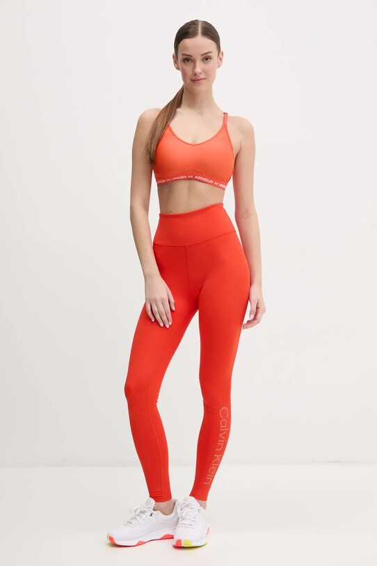 Under Armour biustonosz sportowy Crossback 1386424 pomarańczowy SS25