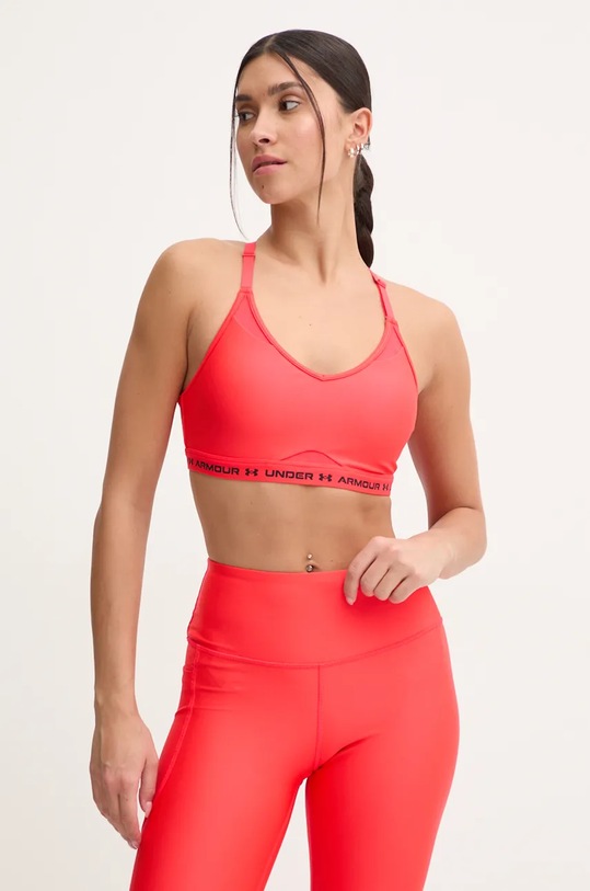 Športová podprsenka Under Armour Crossback bez kostíc červená 1386424