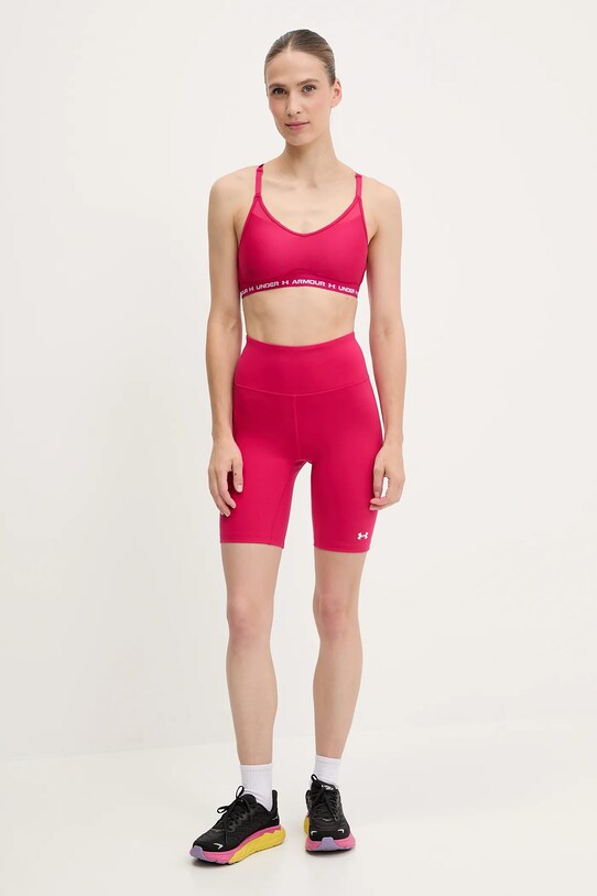 Sportovní podprsenka Under Armour Crossback 1386424 růžová AW25