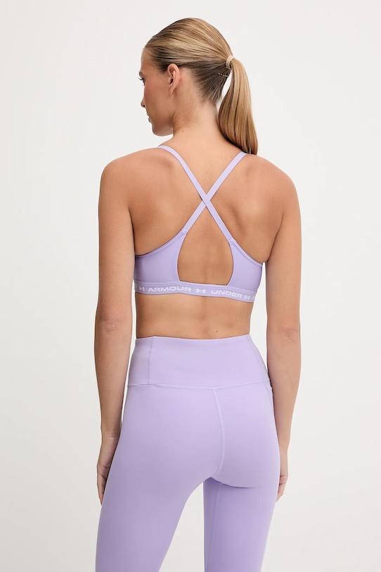Odzież Under Armour biustonosz sportowy Crossback 1386424 fioletowy
