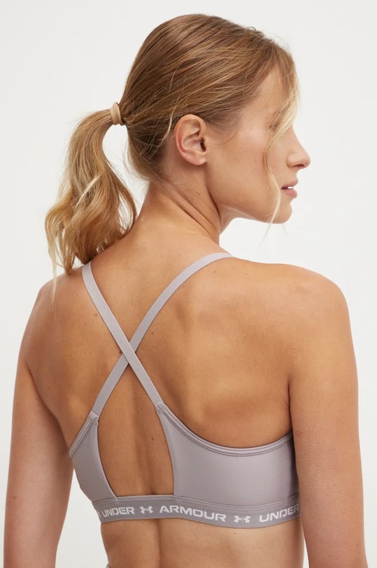 Odzież Under Armour biustonosz sportowy Crossback 1386424 szary
