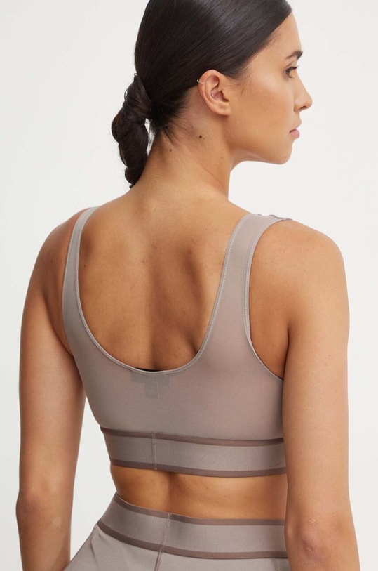 Sportovní podprsenka Calvin Klein Performance šedá 00GWF4K115