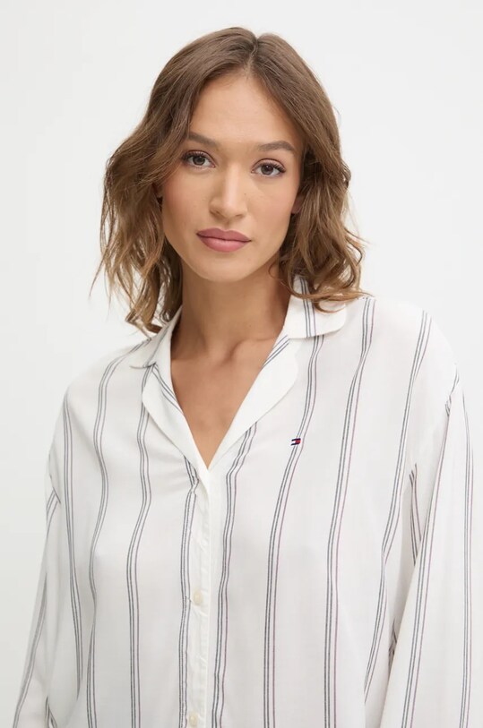 Одяг Піжамна сорочка Tommy Hilfiger UW0UW05614 бежевий