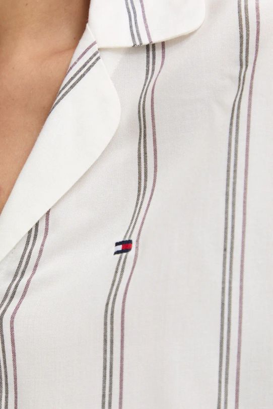 Tommy Hilfiger koszula piżamowa beżowy UW0UW05614