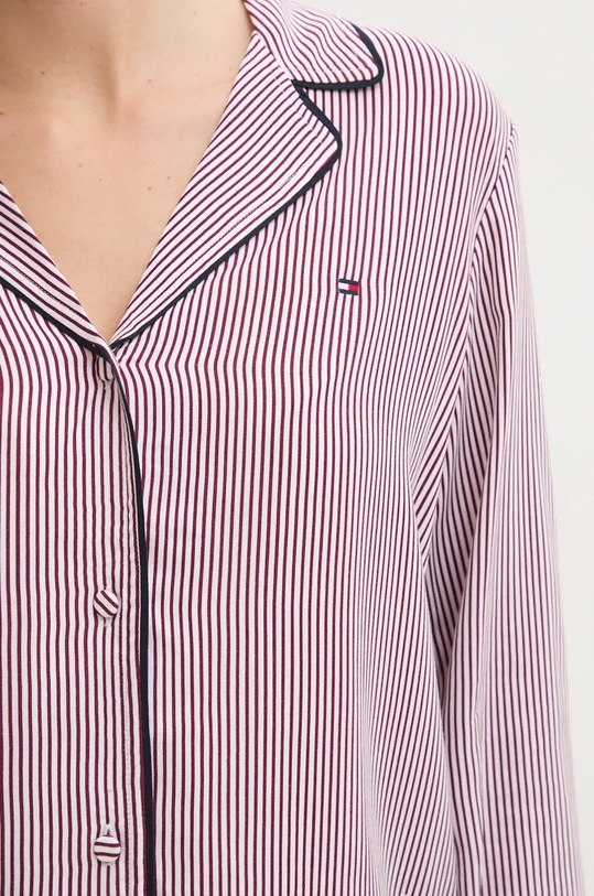 Pyžamová košile Tommy Hilfiger UW0UW05635 bílá