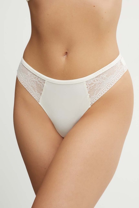 Tanga Tommy Hilfiger tanga béžová UW0UW05521