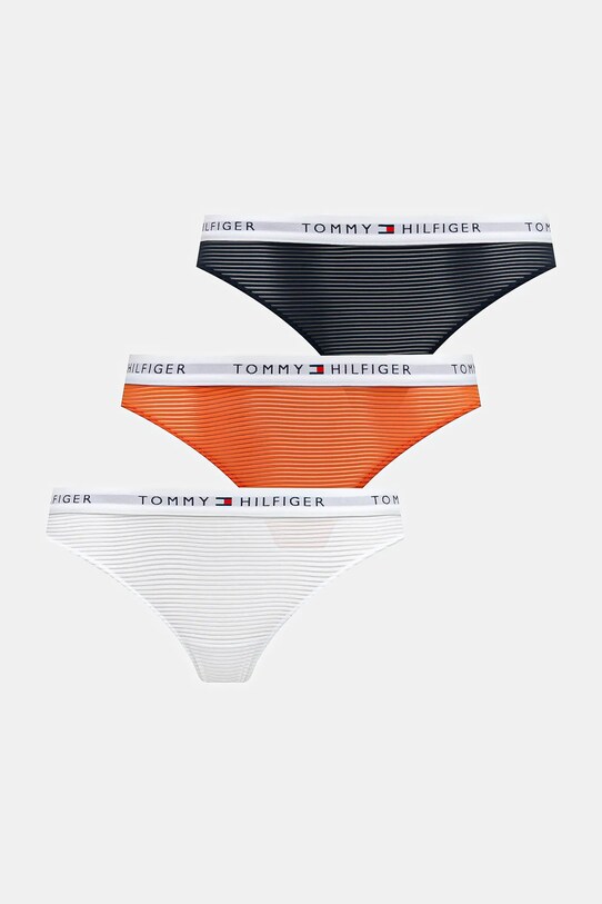 Tommy Hilfiger tanga 3-pack tanga alb UW0UW05532
