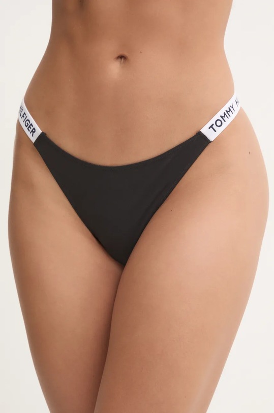 Tanga Tommy Hilfiger tanga černá UW0UW05615