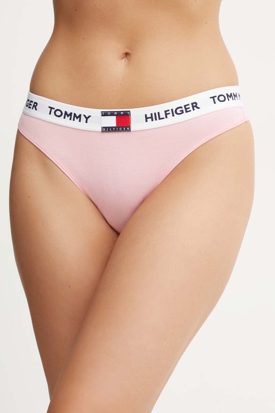 Tommy Hilfiger tanga tanga roz UW0UW05616