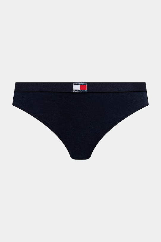 Oblečenie Tommy Hilfiger tangá dámske bavlnené s elastanom 5-pak UW0UW05642 tmavomodrá