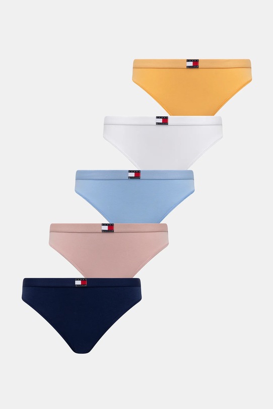 Tanga Tommy Hilfiger 5-pack tanga námořnická modř UW0UW05642