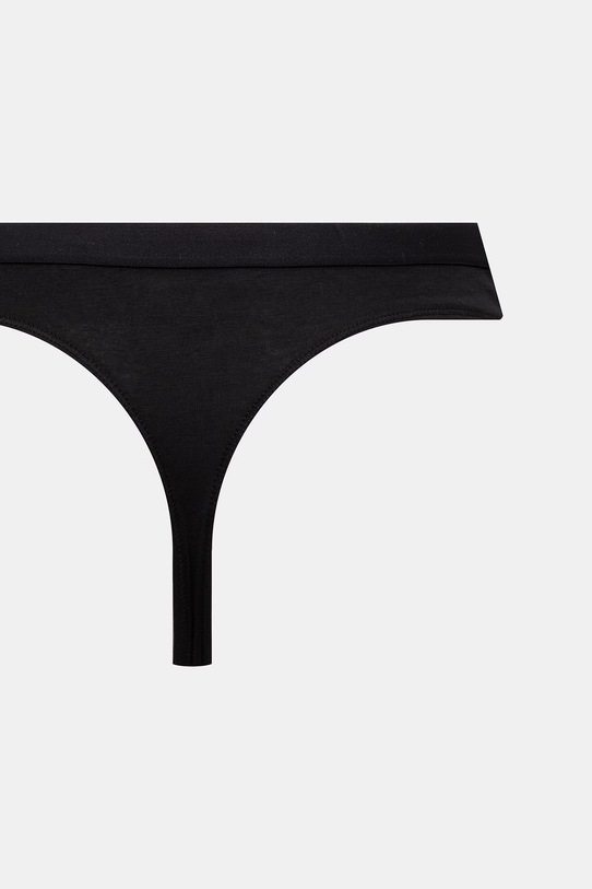 Tommy Hilfiger tangá dámske bavlnené s elastanom 5-pak UW0UW05642 čierna