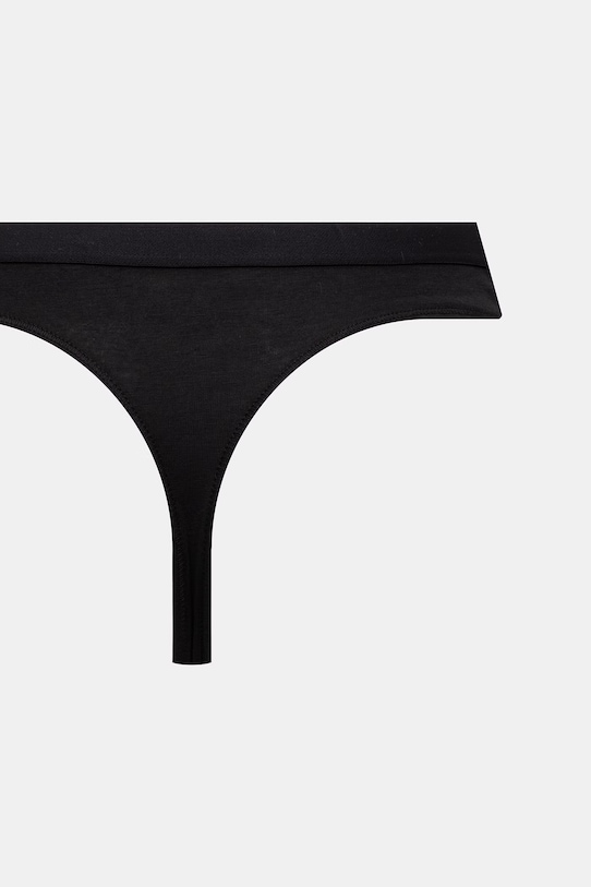 Tommy Hilfiger tangá dámske bavlnené s elastanom 5-pak UW0UW05642 čierna