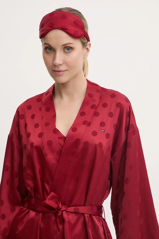 Tommy Hilfiger halat burgundia UW0UW05564