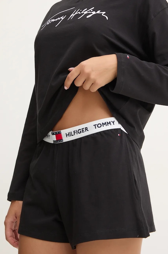 Tommy Hilfiger pijama UW0UW05630 negru