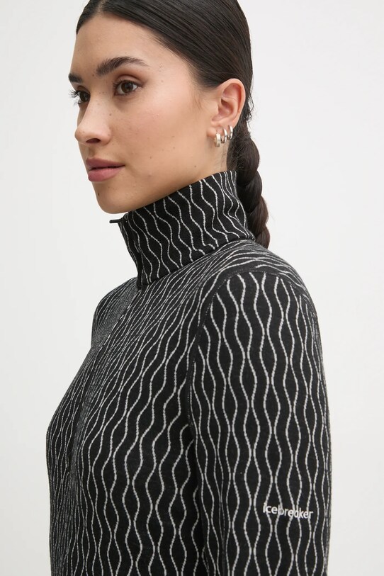 Funkčné tričko s dlhým rukávom Icebreaker Merino 260 Vertex čierna IB0A574O6721