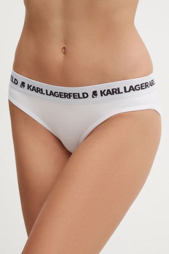 Труси Karl Lagerfeld 3-pack трикотаж білий 246W2112