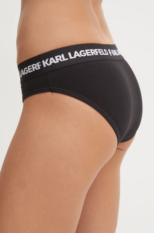 Kalhotky Karl Lagerfeld 3-pack 246W2112 černá AW24