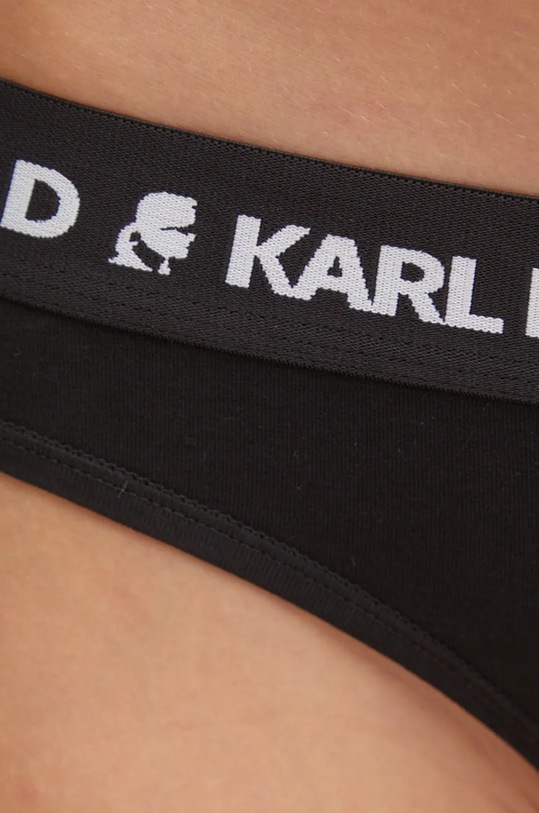 Oblečení Kalhotky Karl Lagerfeld 3-pack 246W2112 černá