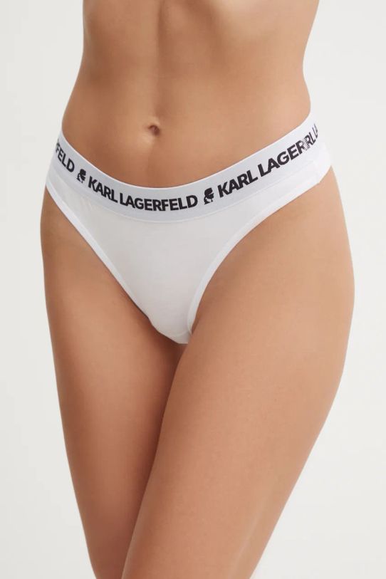 Karl Lagerfeld tanga 3-pack tanga alb 246W2113