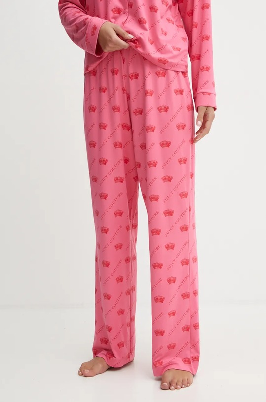 Juicy Couture pantaloni da pigiama NOLAN PYJAMA BOTTOMS fondi rosa JCLPB224502.702