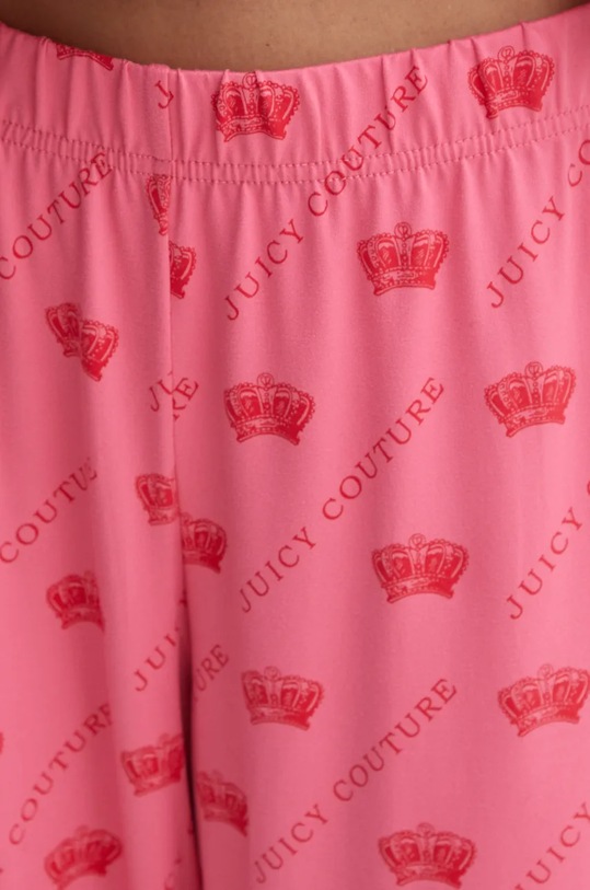 Juicy Couture pantaloni de pijama NOLAN PYJAMA BOTTOMS roz JCLPB224502.702