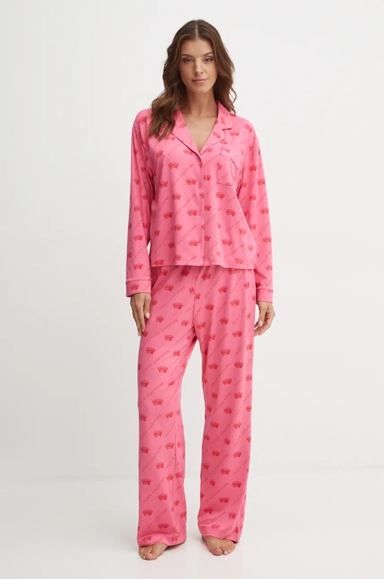 Pyžamová košeľa Juicy Couture ESTELLE PYJAMA TOP JCLPT224503.702 ružová AW24