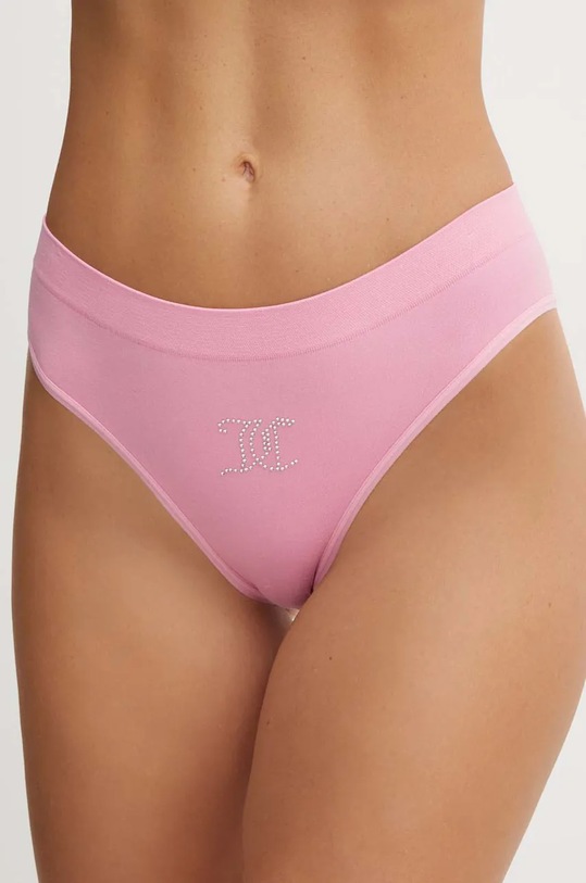 Îmbrăcăminte Juicy Couture set de sutien si chiloti DIAMANTE SET JCLU2320.334 roz