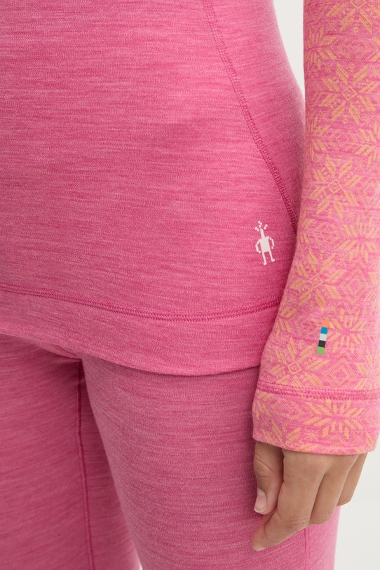 Funkční triko s dlouhým rukávem Smartwool SW002829 růžová