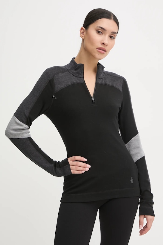 Smartwool longsleeve funcțional Planet friendly negru SW002833