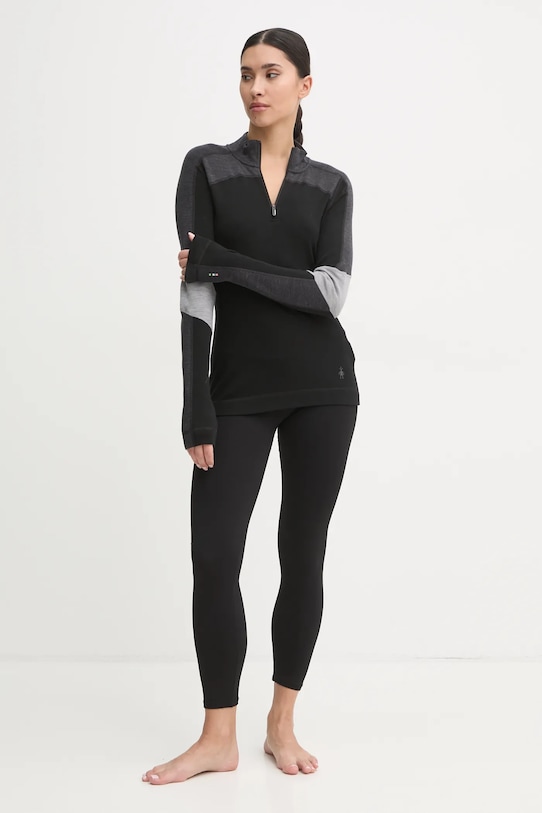 Smartwool longsleeve funcțional SW002833 negru AW24