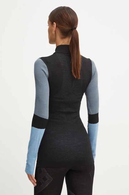Odzież Smartwool longsleeve funkcyjny Intraknit Thermal Merino Base Layer Colorblock SW002837 czarny