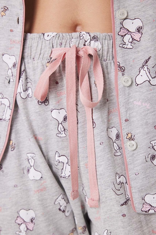 Βαμβακερές πιτζάμες women'secret Snoopy γκρί 3138584